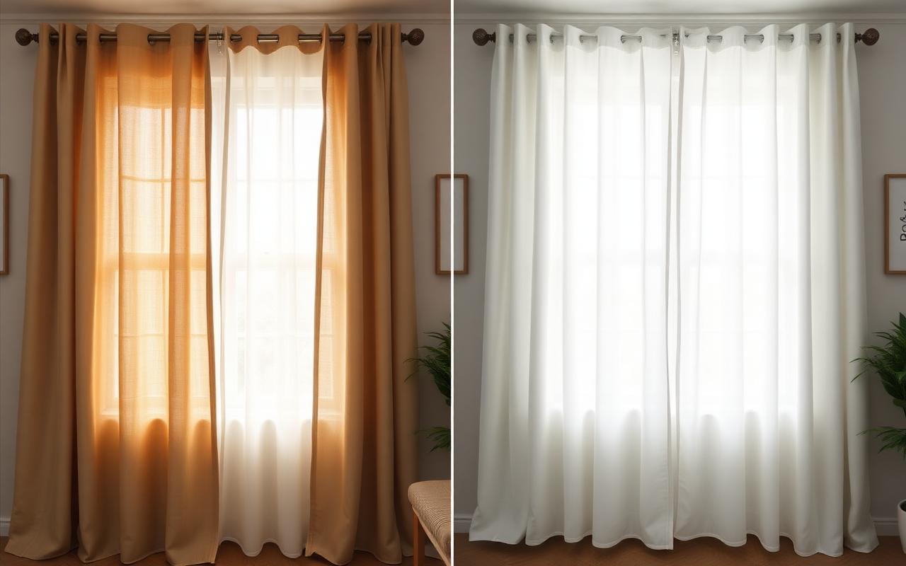 Before / After — Curtains